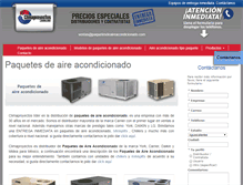 Tablet Screenshot of paquetesdeaireacondicionado.com